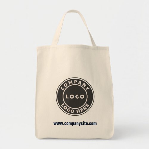 Your Business Logo and Website Company Swag Tote Bag