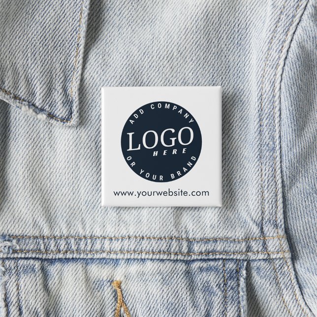 Your Business Logo and Website Custom Promotional Button (Your Business Logo and Website Custom Promotional Button)