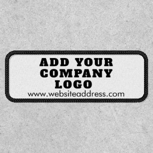 Your Business Logo and Website Custom Promotional Patch