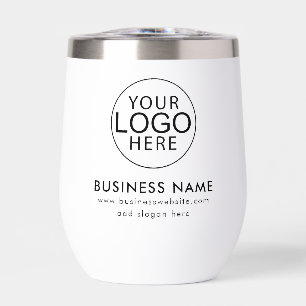 Your Business Logo and Website Custom Promotional Thermal Wine Tumbler