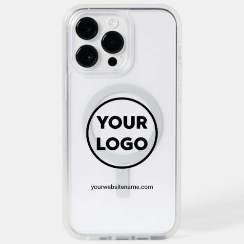 Your Business Logo and Website OtterBox iPhone 14 Pro Max Case