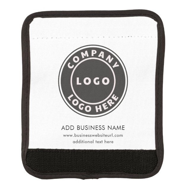 Your Business Logo and Website Promotional Custom Luggage Handle Wrap (Front)