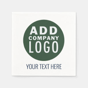 Your Business Logo Branded Paper Napkins
