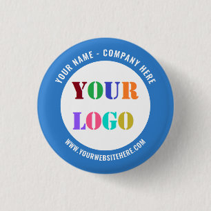 Your Business Logo Branded Promotional Button