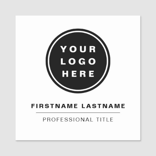 Your Business Logo Business Company Employee Staff Name Tag