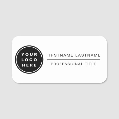 Your Business Logo Business Company Employee Staff Name Tag