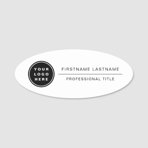 Your Business Logo Business Company Employee Staff Name Tag