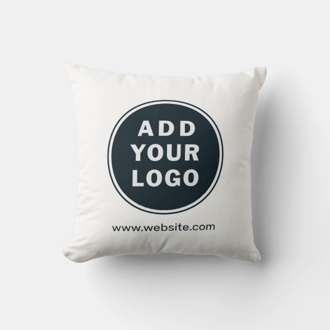Your Business Logo Company Custom Promotional Throw Pillow (Front)