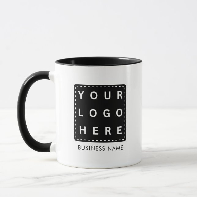 Your Business Logo Company Name Brand Promotional  Mug (Left)