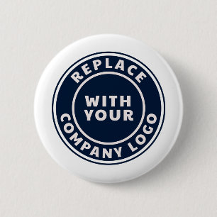 Your Business Logo Corporate Employees Promotional Button