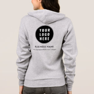 Your Business Logo Corporate Employees Swag Custom Hoodie