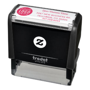Your Business Logo Corporate Return Address Self-inking Stamp