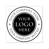 Your Business Logo! Create Your Own Custom Self-inking Stamp | Zazzle