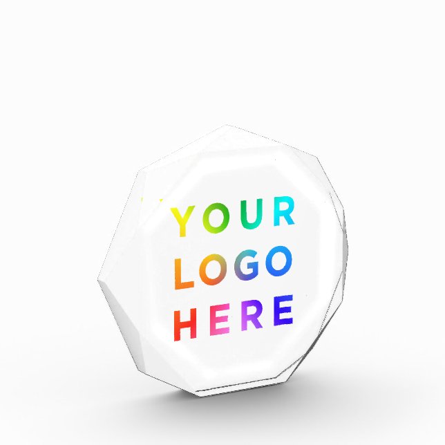 Your business logo custom basic acrylic award (Left)