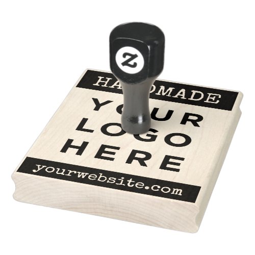 Your Business Logo Custom Bold Handmade Rubber Stamp