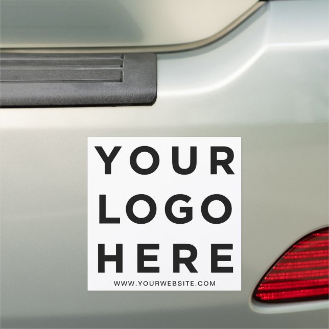 Your Business Logo Custom Bumper Car Magnet (In Situ)