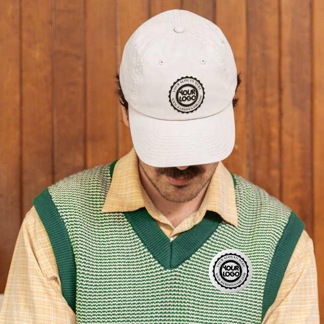 Your Business Logo Custom Button (Creator Uploaded)