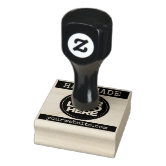 Handmade Website Your Business Logo Custom Rubber Stamp