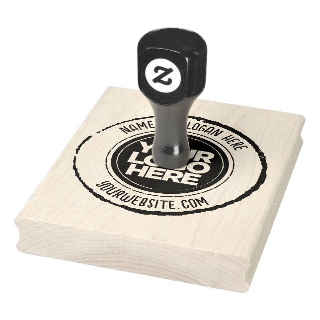 Your Business Logo Custom Cute Rubber Stamp (Stamp)