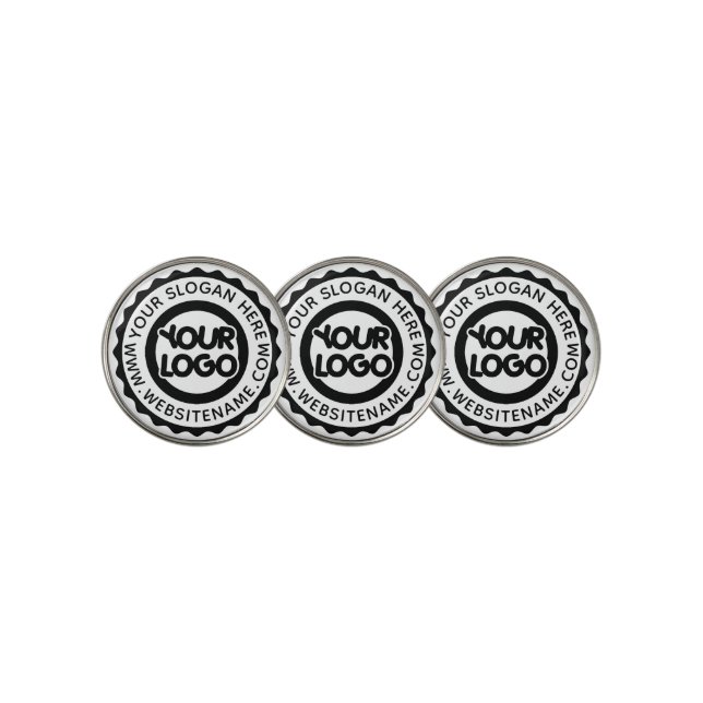 Your Business Logo Custom Golf Ball Marker (3 Up)