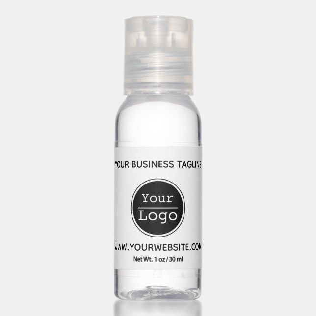 Your business logo custom hand sanitizer (Front)