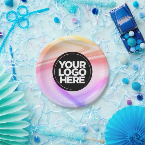 Your Business Logo Custom Holographic Crafts Party Paper Plates