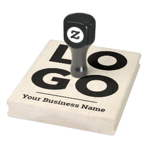 Your Business Logo Custom Large Rubber Stamp
