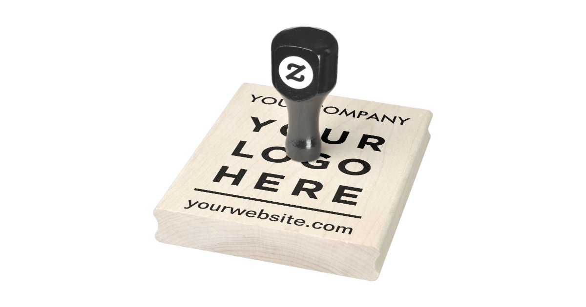 Create Your Own Custom Business Logo Rubber Stamp