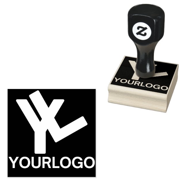 Your Business Logo Custom Rubber Stamp (Stamped)