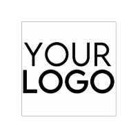 Create Your Business Logo Custom Rubber Stamp, Zazzle