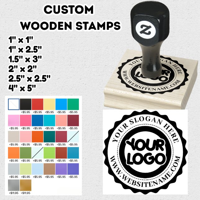 Your Business Logo Custom Rubber Stamp (Creator Uploaded)