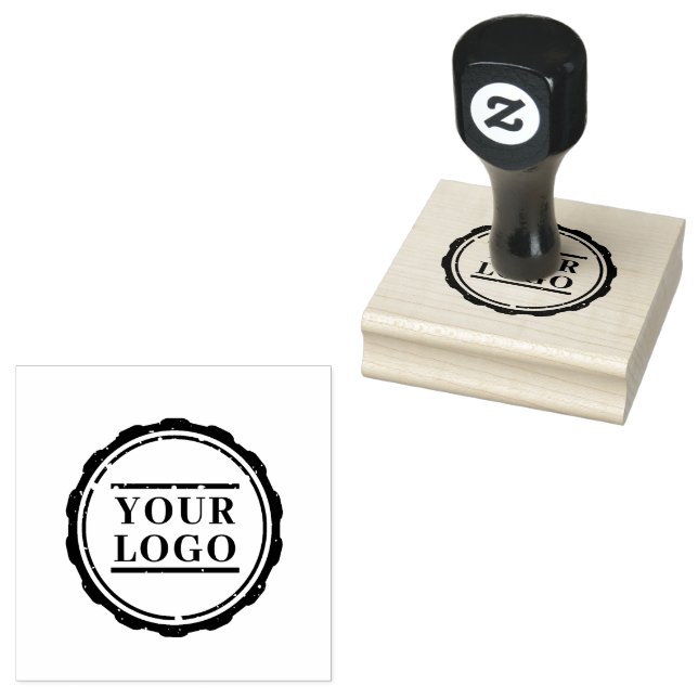 Your Business Logo Custom  Rubber Stamp (Stamped)