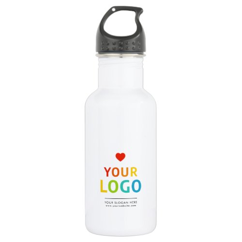 Your Business Logo Custom Simple Stainless Steel Water Bottle