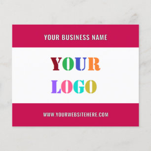 Your Business Logo Custom Text Promotional Flyer