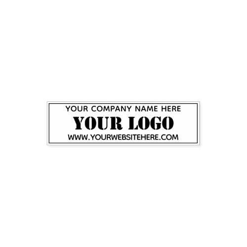 Your Business Logo Custom Text Self_inking Stamp
