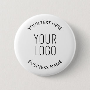 Your Business Logo & Customizable Message Button
