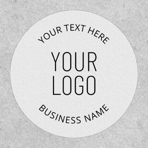 Your Business Logo  Customizable Message Patch