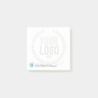 Your Business Logo Faded Backdrop | Customized 3x3
