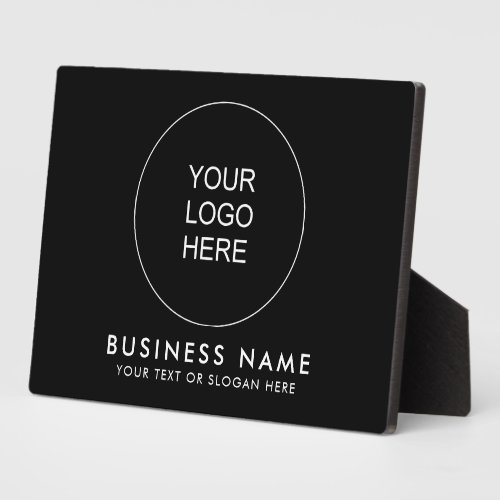 Your Business Logo Here Elegant Template Best Top Plaque