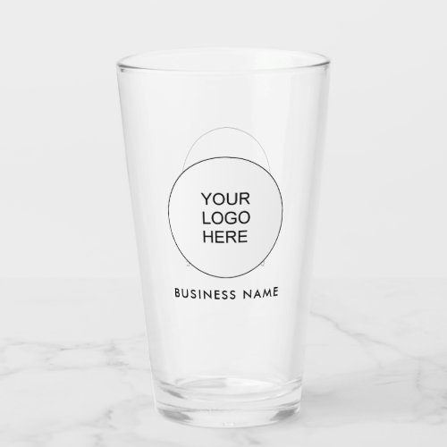 Your Business Logo Here Text Employee Beer Glass