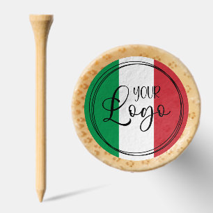 Your Business Logo Italian Flag Colors Golf Tees