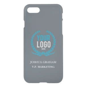 Your Business Logo Job Title Custom iPhone SE/8/7 Case