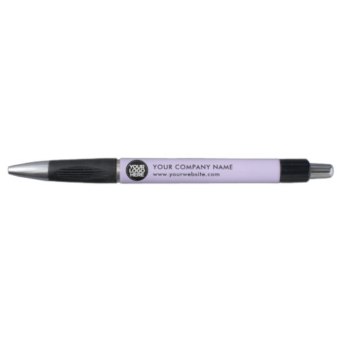 Your Business Logo Lavender Violet Promotional Pen