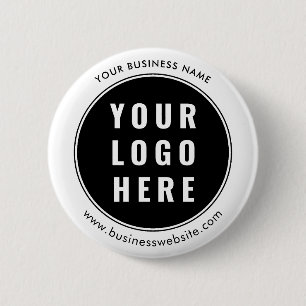 Your Business Logo Minimalist Promotional Events Button