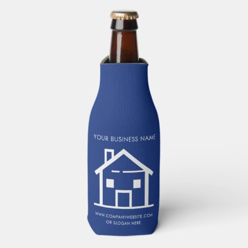 Your Business Logo Minimalist Real Estate Agent Bottle Cooler