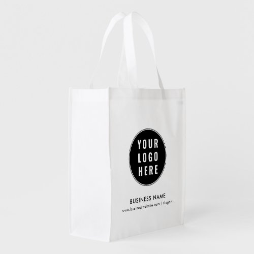 Your Business Logo Minimalist Retail Promotional Grocery Bag