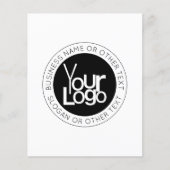 Your Business Logo & Modern Simple Editable Text (Front)