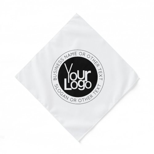 Your Business  Logo  Modern Simple Editable Text Bandana