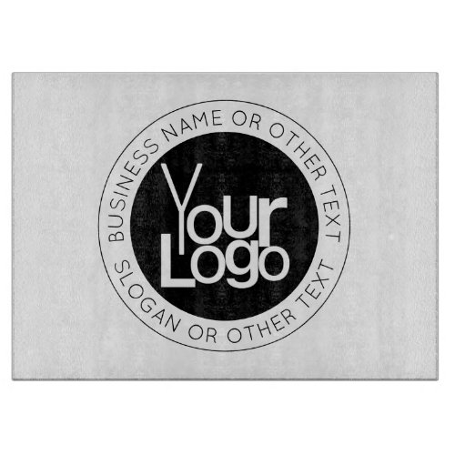 Your Business  Logo  Modern Simple Editable Text Cutting Board