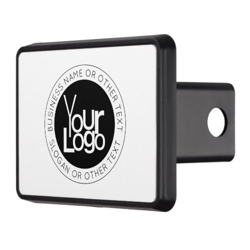 Your Business  Logo  Modern Simple Editable Text Hitch Cover